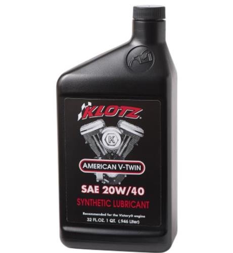 Amazon.com: Klotz Oil Oil Vtwin Syn 20W40 Quart KV-2040 : Automotive